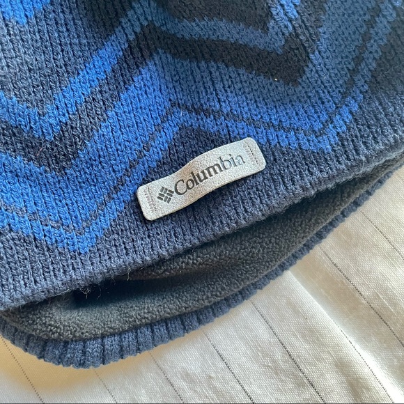 Columbia blue patterned beanie - Picture 2 of 2